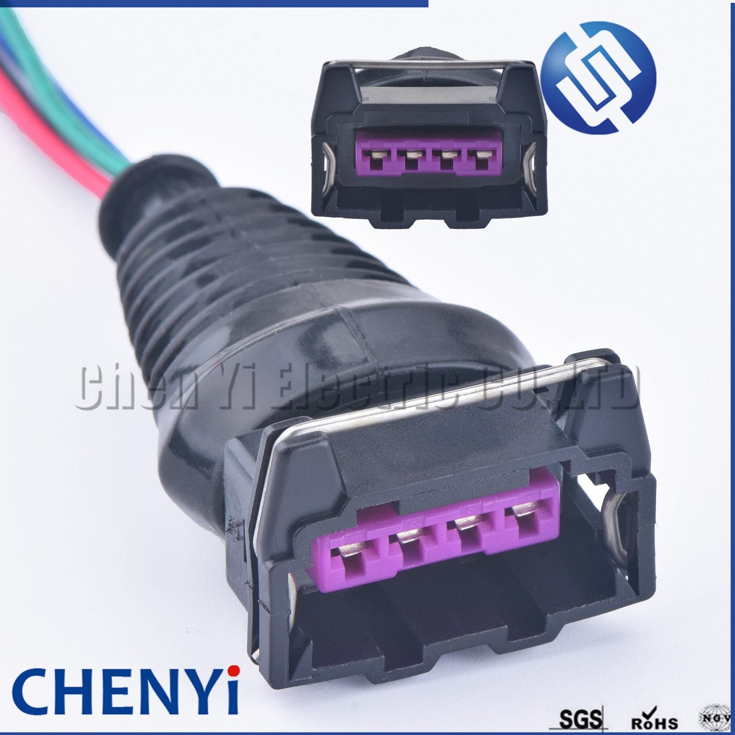 Cable Extension 3.5 - 自動車用防水ワイヤーハーネス,4ピン,メス,スリーブ1,燃料イグニッションコイル,282192-1コネクタ