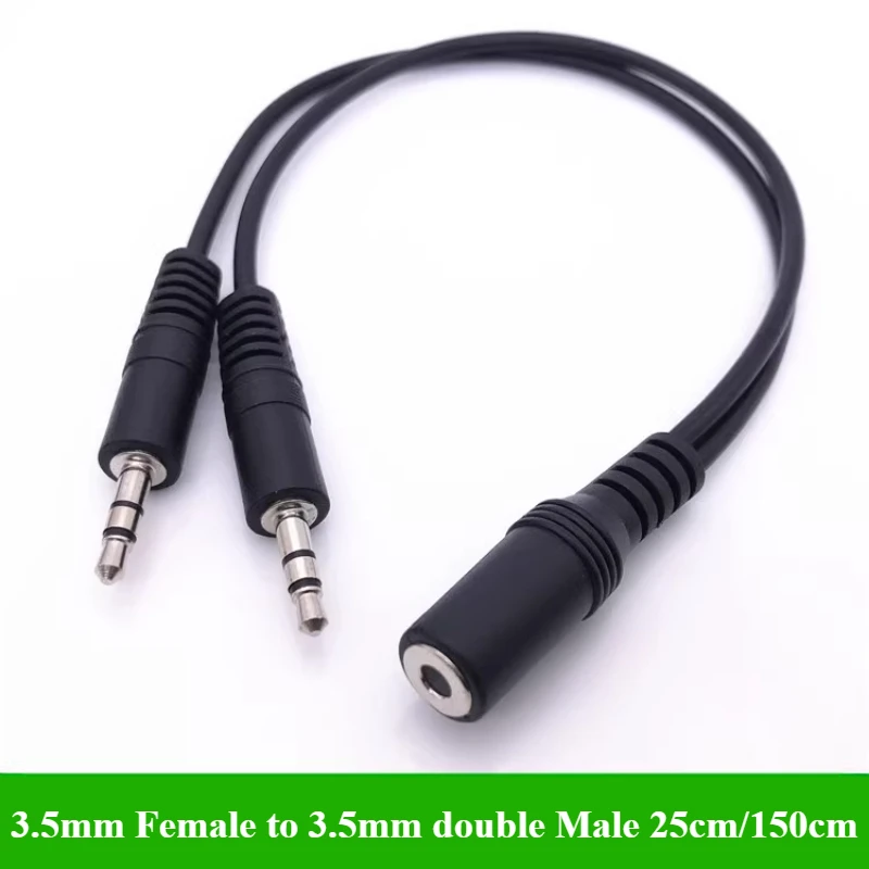 2/5 ピース/ロット 3.5 ミリメートル 1 から 2  - Earphone Splitter Jack のレビューと価格