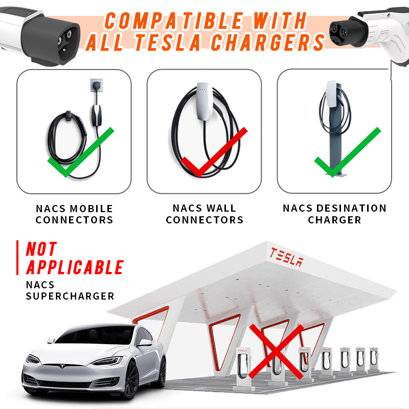 WUFEN 電気自動車充電器用 NACS 充電延長ケーブル  - Cable Extension 3.5 のレビューと価格